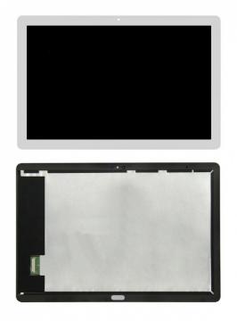 Original Écran Complet Vitre Tactile LCD Version Sans Touche Home HUAWEI MediaPad T5 10.0 Blanc