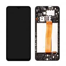 Original Écran Complet Vitre Tactile LCD Châssis SAMSUNG A12 2021 (A127) Service Pack