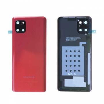 Cache Batterie Samsung Galaxy Note 10 Lite (N770F) + Adhésif + Vitre Caméra Rouge