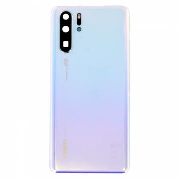 Cache Batterie Huawei P30 Pro Avec Logo + Adhésif+CE+ Vitre caméra Bleu Ciel