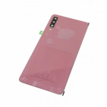 Cache Batterie Avec Lentille et Adhesif Samsung Galaxy A7 2018 (A750F) Rose