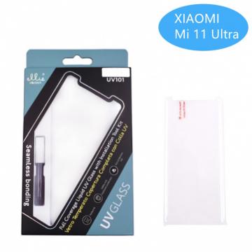 Film Protection en Verre Trempé + Glue UV Xiaomi Mi 11 Ultra